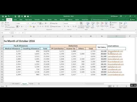 VBA Code to Get PDF of Salary Slip and Send it through Email