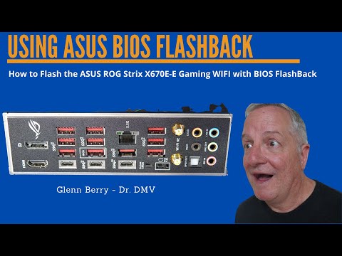 How To Flash the BIOS on an ASUS ROG Strix X670E-E Gaming WiFi Motherboard using BIOS FlashBack