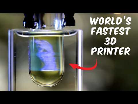 Volumetric 3D Printing Is REALLY FAST