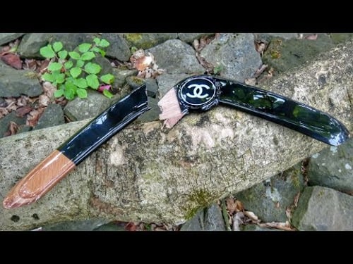 What's inside WORLD'S MOST EXPENSIVE BOOMERANG?