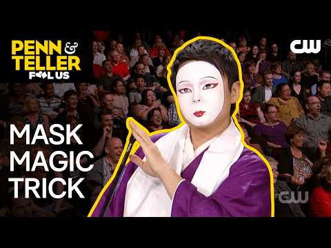 Japanese Magician Performs Mask Magic Tricks | Penn & Teller: Fool Us | The CW
