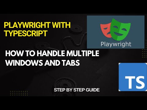 How to handle Multiple Tabs and Windows in playwright | Easy Explanation for Beginners.