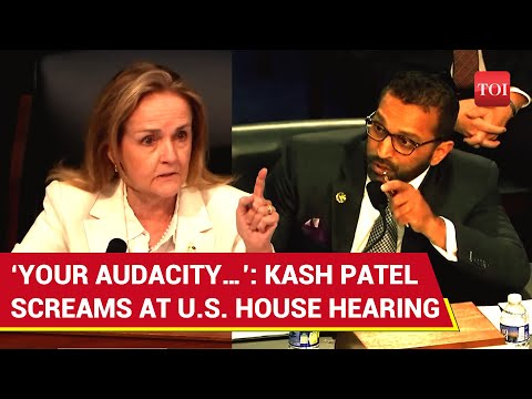’Do Drama On TV, Not Here…’: Kash Patel Shouts In US House After Being Called Trump’s ‘Gangster’