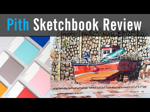 Pith Sketchbook Review and Boat Drawing Demonstration