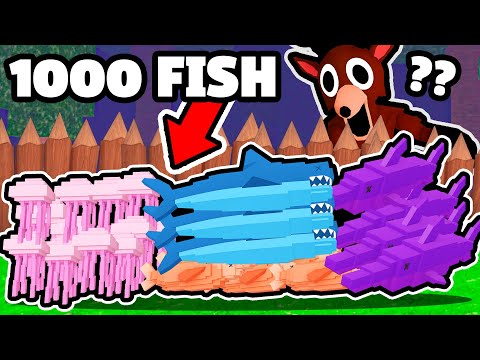 I Filled my ENTIRE BASE with FISH in 99 Nights...