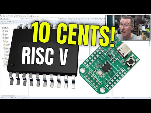 EEVblog 1524 - The 10 CENT RISC V Processor! CH32V003