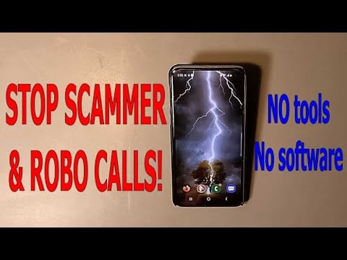 Stop scammer & robocalls with this simple trick!