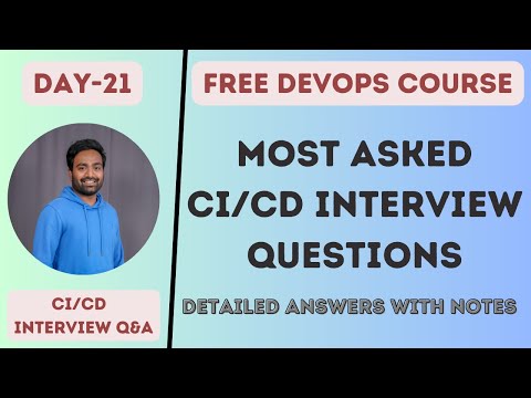 Day-21 | CICD Interview Questions | GitHub Repo with Q&A #cicd #jenkins #github #gitlab #devops