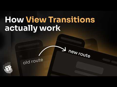How View Transitions actually work