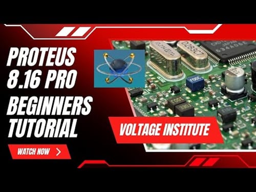 Proteus 8.16 Tutorial for Beginners π | Easy Circuit Designing and Simulation