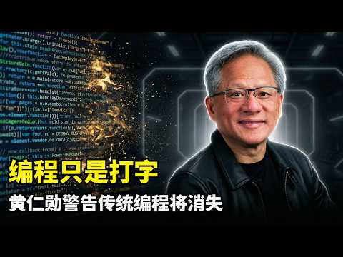 【商业】黄仁勋酒后暴论 | 编程只是打字 | AI工厂 | 数字劳动力 | 隐式编程 | 算力一百万倍 | 提问能力 | 商业逻辑重构 | NVIDIA | 物理AI | 智能时代生存 | 软件终结