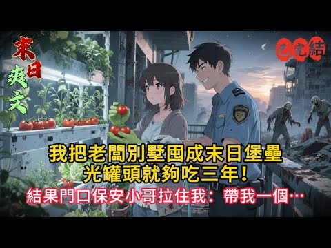 末日來臨我狂掃超市💥把老闆家改成生存基地!隔壁竟有特種兵爬牆求藥…最後我們在陽台種出小番茄?!#小说#小说推荐 #小說 #末世小說 #完结文 #末世求生