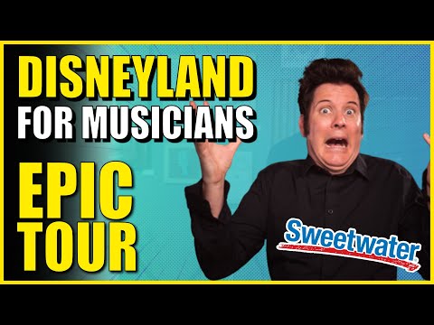 EPIC Tour of Sweetwater's Headquarters - DISNEYLAND For Musicians