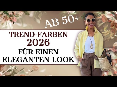 These 9 colors will dominate for women 50+ in 2026 | COLOR TRENDS 2026