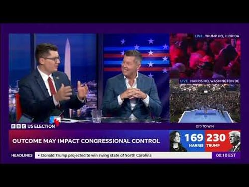 BBC 2024 US Presidential Election Night Coverage - 12am EST - 6am EST