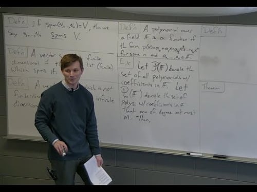 Linear Algebra - Span and Linear Independence (Part 1)