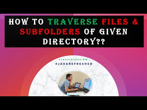 How to Traverse All the Nested Files & Folders of Given Directory? || Java Interview Questions