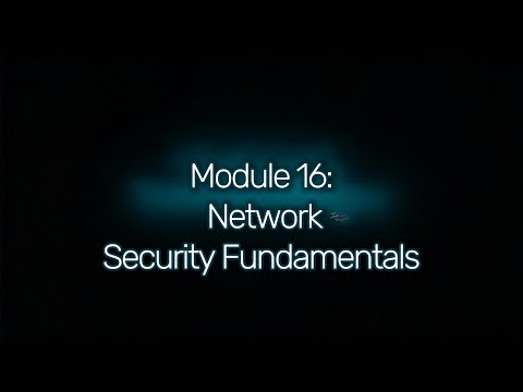 Network Security Fundamentals