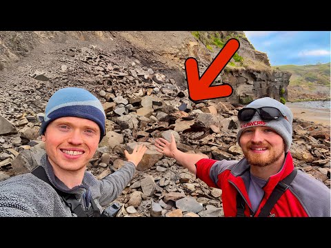 HUGE Landslide Fossil Hunting!
