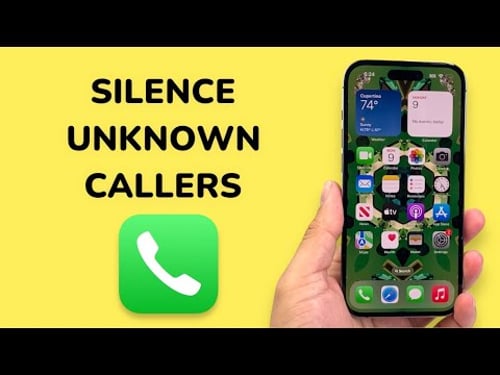 How To Turn OFF / ON Silence Unknown Callers On iPhone