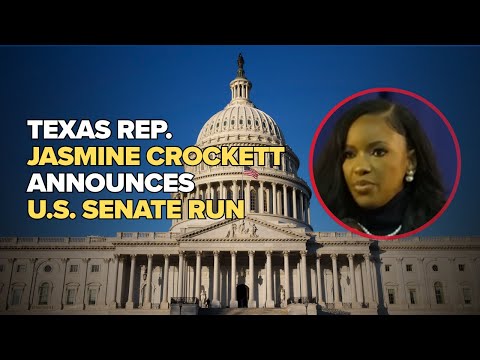 Texas Rep. Jasmine Crockett announces U.S. Senate run | Full speech