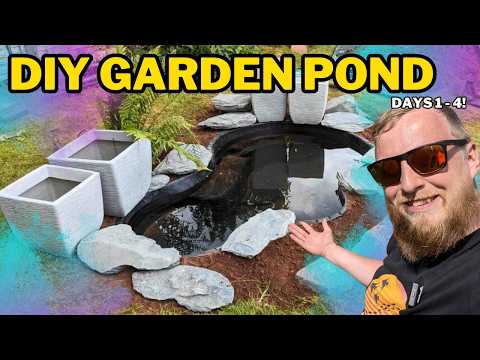 Garden Goldfish pond. My BIGGEST project yet. Removal, Placement, Electrics and more! (Part 1)