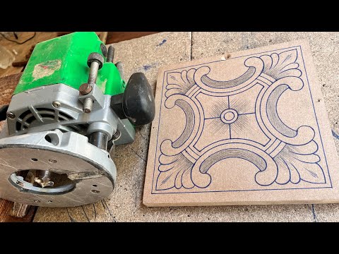 Wood Carving For Beginners // Beautiful Door Design