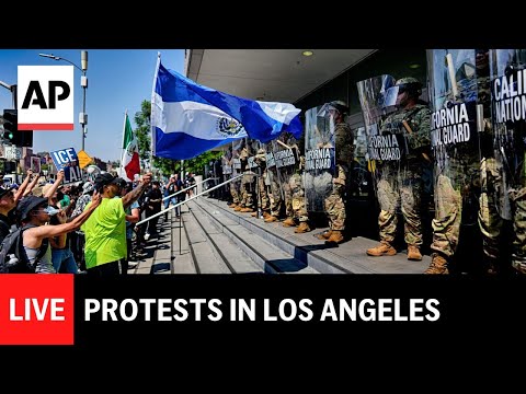 LA protests LIVE: Marines will be deployed to Los Angeles