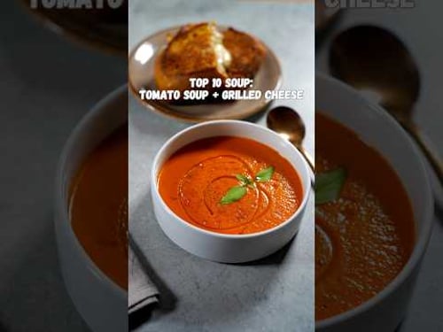 Tomato soup + Grilled cheese #chefromainavril