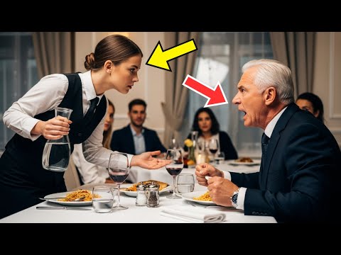 Le milliardaire crie sur la serveuse — elle répond par une phrase qui choque tout le monde