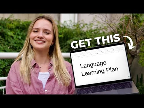 How to create your LANGUAGE LEARNING PLAN to master English