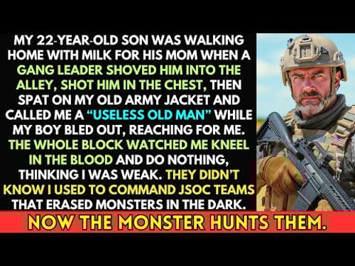 Gang Leader Spit on My Uniform After Killing My Son—He Didn’t Know I Was Still JSOC Commander.