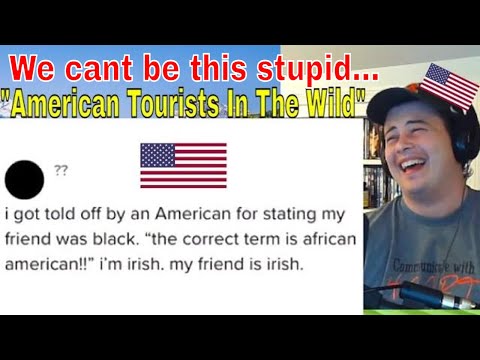 American Reacts Hilarious Times People Caught “American Tourists In The Wild”