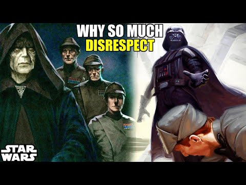 Why So Many Imperial Officers DISRESPECTED Darth Vader