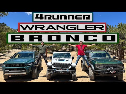 4Runner vs Bronco vs Wrangler Off-Road Rumble: One Is Great, One Is Good & One STRUGGLES!