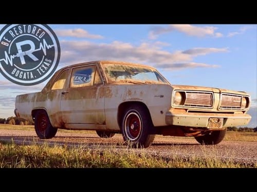Forgotten Mopar Rescued After 40 Yrs | 1968 Plymouth Valiant | Will It Run & Drive Home? | RESTORED