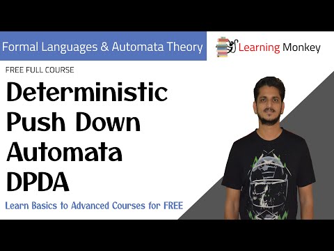 Deterministic Push Down Automata DPDA || Lesson 73 || Finite Automata || Learning Monkey ||