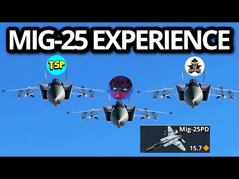 THE MIG-25 EXPERIENCE IN WAR THUNDER DEV SERVER (fastest jet)