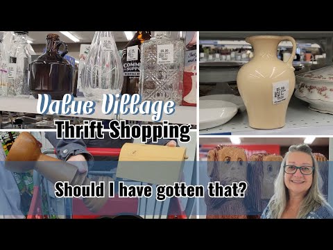 VALUE VILLAGE THRIFT SHOPPING~Did I miss out again? Should I have gotten that??
