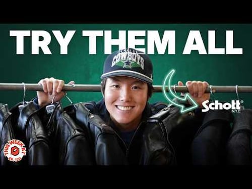 SCHOTT NYC Jackets, We Try Them All - This Week At Naked & Famous Denim Ep: 120