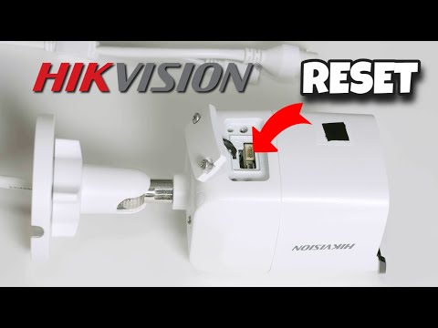 How to reset a Hikvision camera (with a reset button)