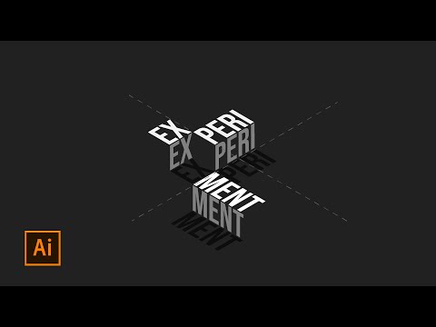 Isometric Text Effect | Adobe Illustrator Tutorial