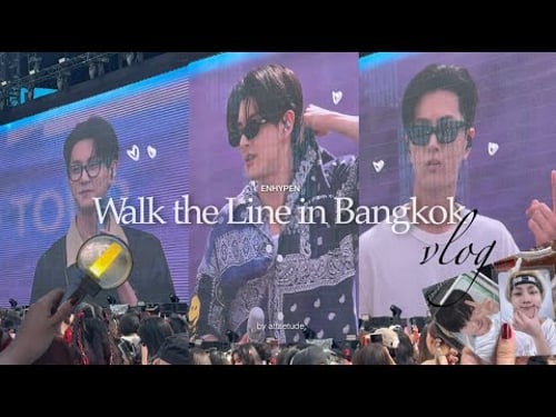 engene-log | enhypen walk the line in bangkok (concert vlog)