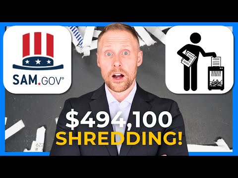 How to Use ChatGPT to Bid Government Contracts on SAM.gov (Paper Shredding Contract)