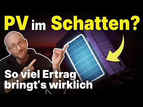 Stupid or clever? Photovoltaic system on the north side!