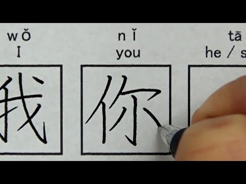 How to write 100 Basic Chinese Characters | Chinese handwriting | For beginners