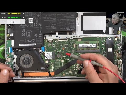 Asus Vivobook 15 & Lenovo yoga slim, same main power rail shorted but actually different faults