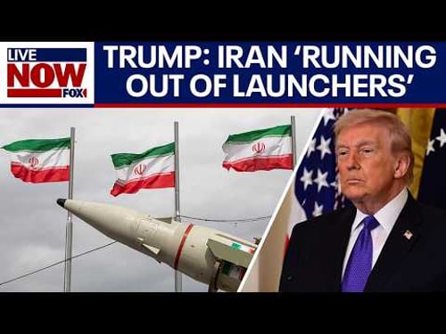 Trump: Iran 'running out of launchers' amid operation