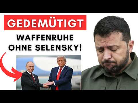 Trump & Putin machen Waffenruhe – Selensky erfährt es aus dem Medien!