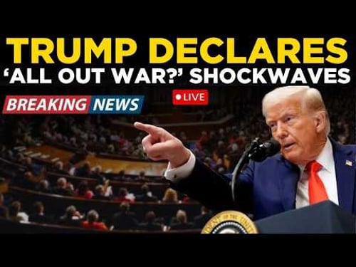 Trump Live | Donald Trump Makes Chilling 'All Out War..' Announcement | Trump Speech | White House